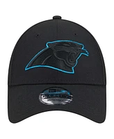 New Era Men's Black Carolina Panthers Momentum 9FORTY Adjustable Hat