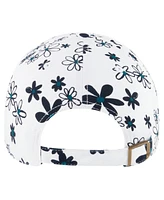 '47 Brand Girls Toddler White Philadelphia Eagles Daisy Delight Clean Up Adjustable Hat