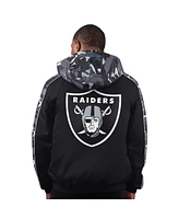 Starter Men's Black Las Vegas Raiders Thursday Night Gridiron Full-Zip Jacket