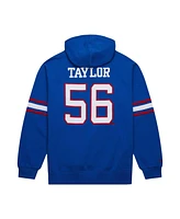 Mitchell & Ness Men's Lawrence Taylor Royal New York Giants Retired Player Name Number Pullover Hoodie