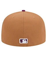 New Era Men's Brown/Purple San Francisco Giants Two Tone Color Pack 59FIFTY Fitted Hat