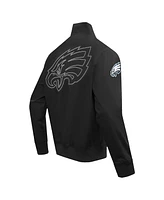 Pro Standard Men's Black Philadelphia Eagles Paint The City Twill Full-Zip Jacket