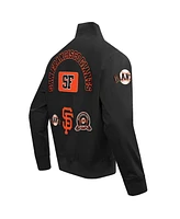 Pro Standard Men's Black San Francisco Giants Area Code Twill Full-Zip Jacket