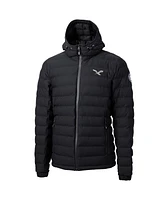 Cutter Buck Men's Black Philadelphia Eagles Mission Ridge Eco Insulated Puffer Full-Zip Jacket