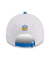 New Era Women's White/Powder Blue Los Angeles Chargers 2023 Sideline 9TWENTY Adjustable Hat