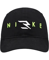 Nike Big Boys and Girls 3BRAND by Russell Wilson Black Dual Logo Adjustable Hat