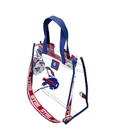 Loungefly Buffalo Bills Clear Convertible Backpack Tote Bag