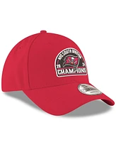 New Era Men's Red Tampa Bay Buccaneers 2024 Nfc South Division Champions 9FORTY Adjustable Hat