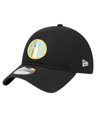 New Era Men's Angel Reese Black Chicago Sky Name Number Sidepatch 9TWENTY Adjustable Hat