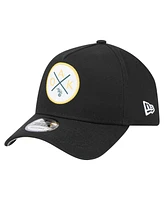 New Era Men's Black Oakland Athletics 9FORTY A-Frame Adjustable Hat