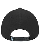 New Era Men's Black Seattle Mariners 9FORTY A-Frame Adjustable Hat