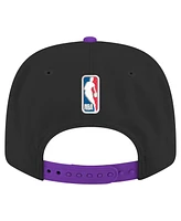 New Era Men's Purple Los Angeles Lakers Statement Edition Jersey Hook 9SEVENTY Stretch-Snap Hat