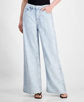 Guess Women's Bellflower Wide-Leg High-Rise Jeans