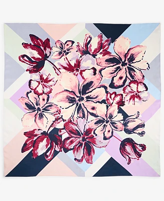 Giani Bernini Geo Floral Square Scarf, Exclusively at Macy's