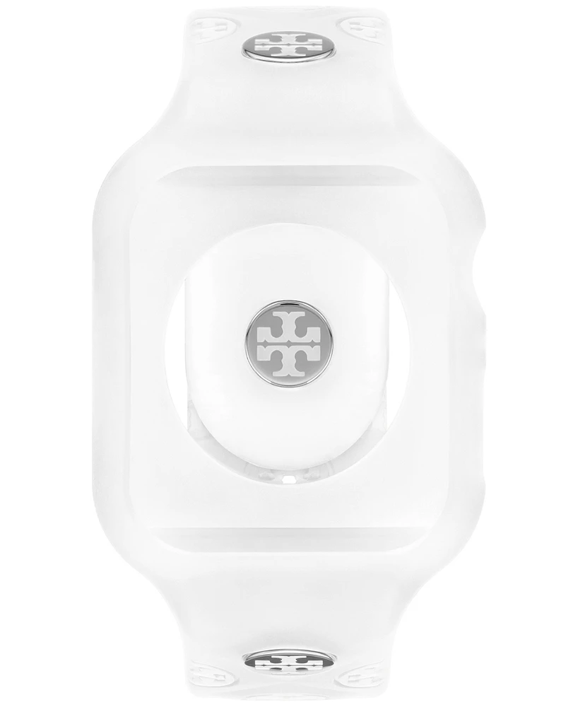 Tory Burch Women's The T Monogram Silicone Strap For Apple Watch 41mm