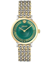 Versace Women's Swiss Greca Fortuna Two-Tone Stainless Steel Bracelet Watch 35mm