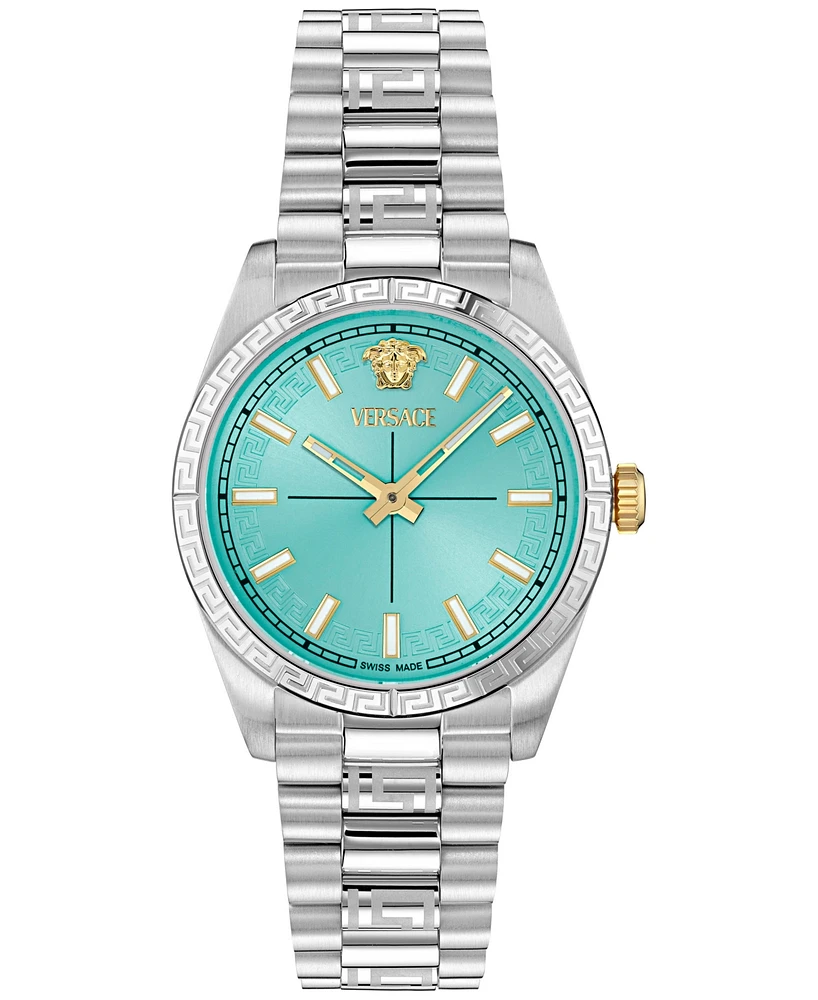 Versace Women's Swiss Millenyium Stainless Steel Bracelet Watch 32mm
