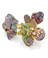 Swarovski Idyllia Mixed Metal Finish Flower Ring