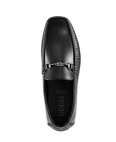 Guess Men's Ansto Logo Bit Detailed Driving Loafers