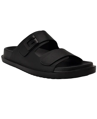 Guess Men's Vugon Branded Slip On Fashion Slides