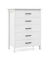 Modern 5-Drawer Multipurpose Chest Dresser for Stylish and Efficient Storage Any Room
