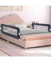 Foldable Bed Rail Swing Down Baby Guard