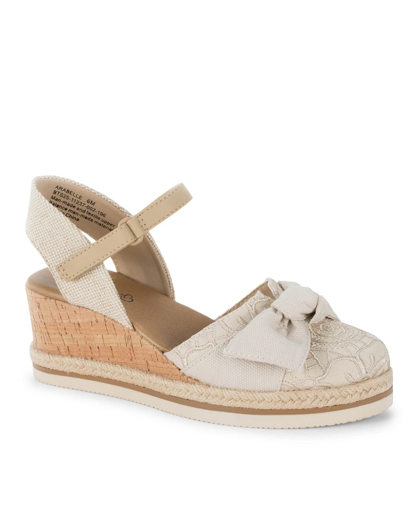 Baretraps Women's Arabelle Closed Toe Wedge Sandals