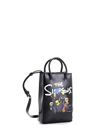 Pre-Owned Balenciaga Mini The Simpsons Shopping Tote Printed Leather