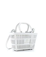 Pre-Owned Balenciaga Small Mag Basket Bag Leather