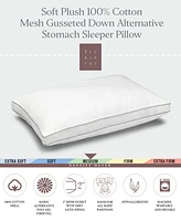 Ella Jayne Cotton Mesh Gusseted Medium Density Pillow