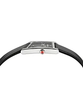 Ferragamo Women's Swiss Asymetrique Black Leather Strap Watch 22x36mm