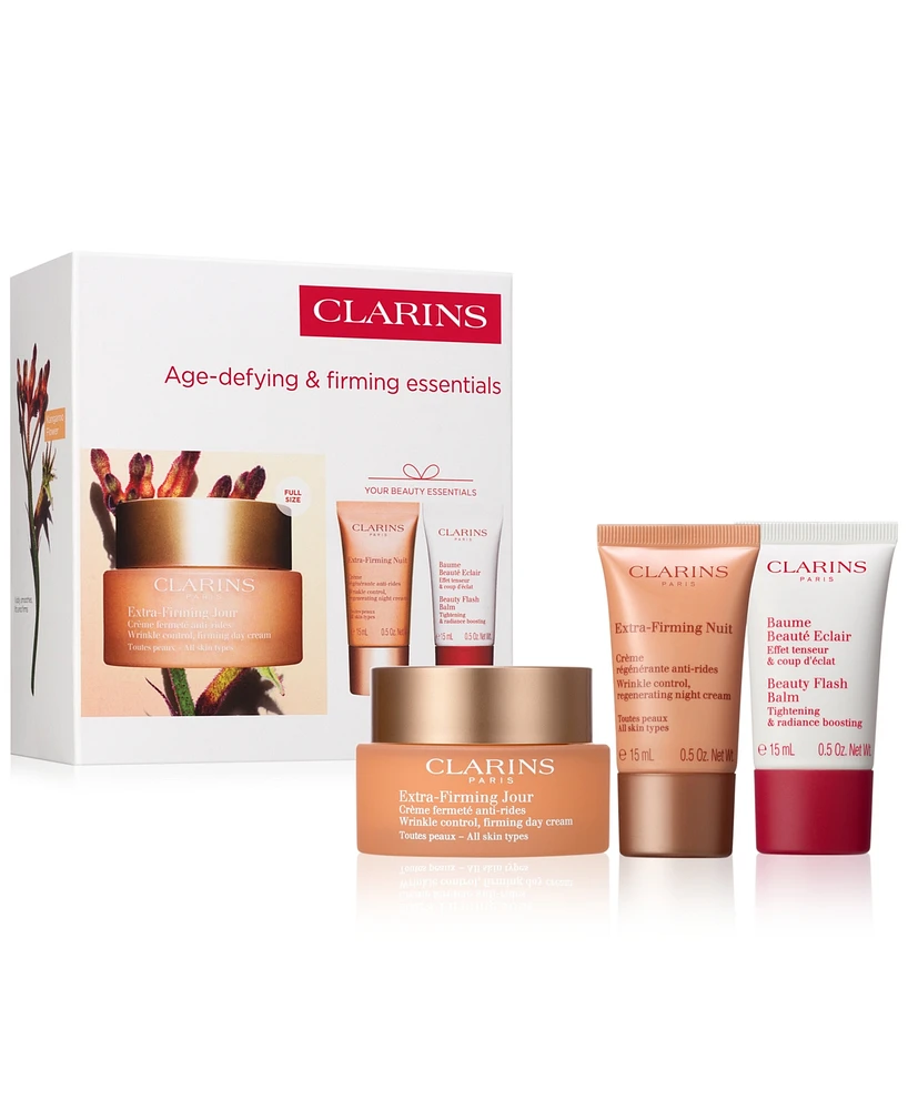 Clarins 3-Pc. Limited-Edition Extra-Firming & Smoothing Skincare Starter Set