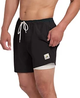 Pendleton Men's Pattern Reveal Performance 6" Swim Trunks