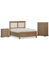 Alverton 3 Pc. California King Set (Bed, Chest & 3-Drawer Nightstand), Created for Macy's