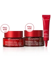 Clarins 3-Pc. Limited-Edition Super Restorative Day & Night Skincare Set