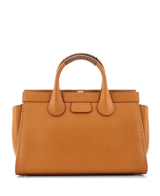 Pre-Owned Chloe Large Edith Nm Top Handle Bag Leather