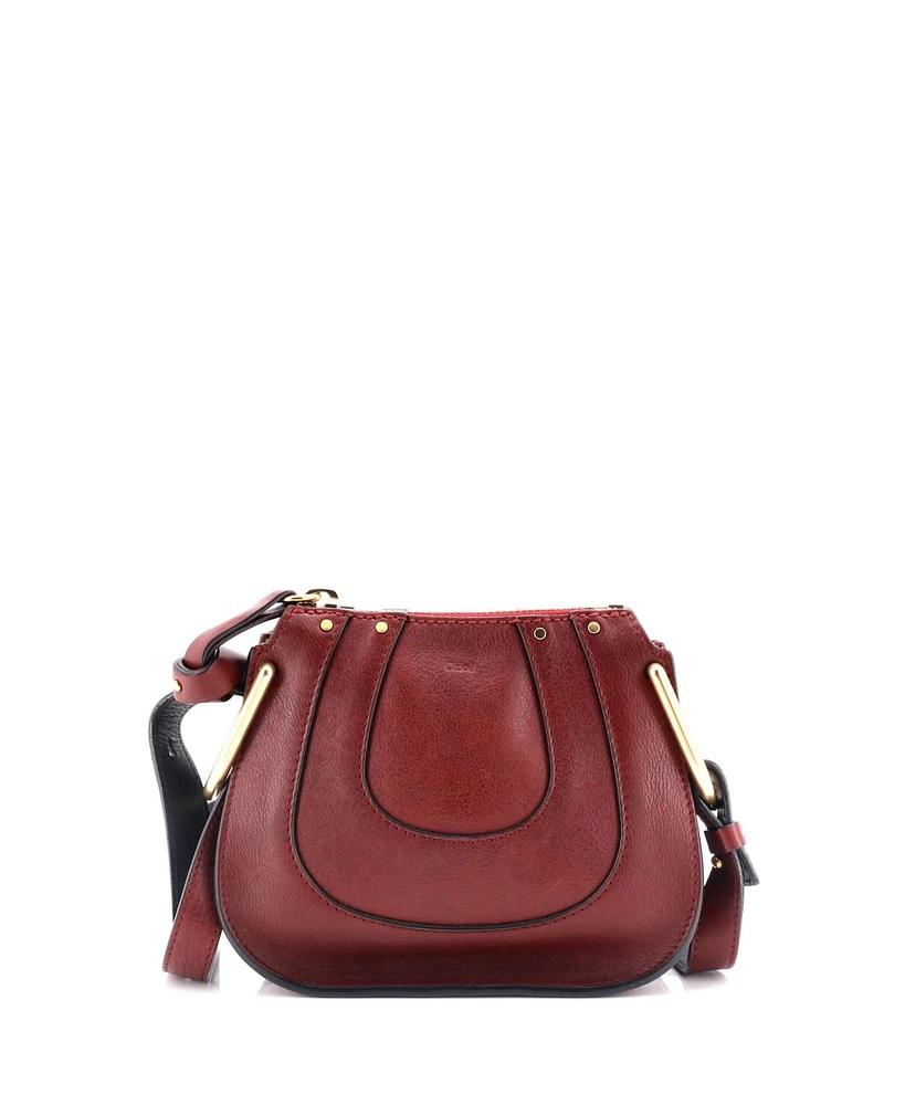 Pre-Owned Chloe Nano Hayley Hobo Leather