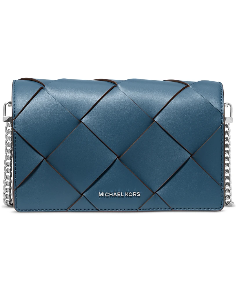 Michael Kors Jet Set Small Flap Chain Leather Crossbody
