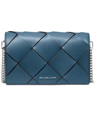 Michael Kors Jet Set Small Flap Chain Leather Crossbody