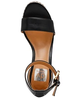 Dv Dolce Vita Women's Tammara Ankle-Strap Platform Whipstitch Wedge Sandals