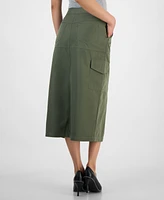 Bar Iii Women's Cargo Midi Skirt, Exclusively at Macy's