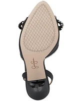 Jessica Simpson Women's Nolira Two-Piece Rhinestone Bow Dress Sandals