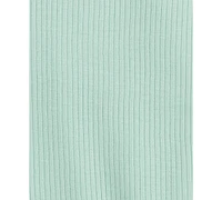 Carter's Baby Short-Sleeve Ribbed Cotton Bodysuits, Pack of 5