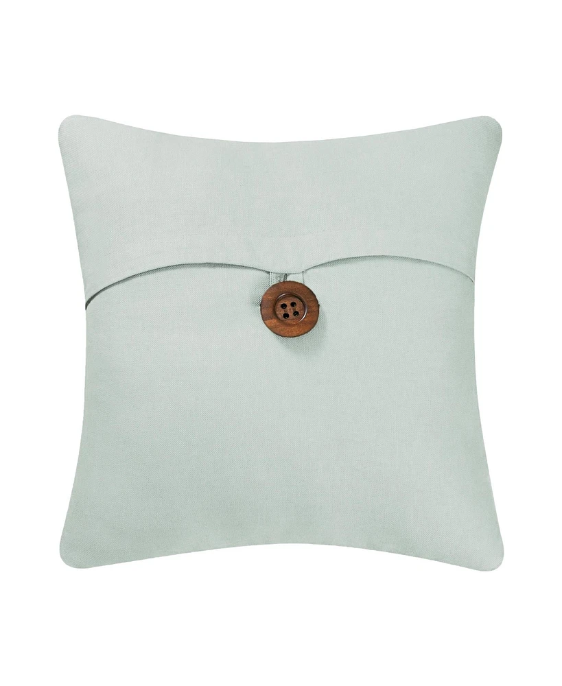 18" x Sea Glass Envelope Feather Down Throw Pillow