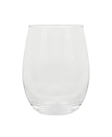 Gibson Home Bellini Glass 12 Piece All Purpose Stemless Red, White, Water, Beverage Glasses/Tumbler - Set of 12