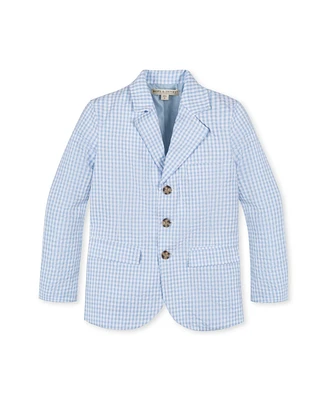 Hope & Henry Baby Boys' Organic Classic Seersucker Suit Jacket, Infant