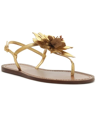Arezzo Women's Daisy Buckle Flat Sandals
