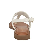 Tommy Hilfiger Women's Carree T-Strap Flat Sandals