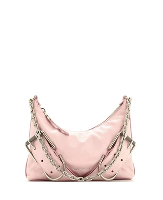 Pre-Owned Givenchy Small Voyou Boyfriend Chain Shoulder Bag Aged Leather