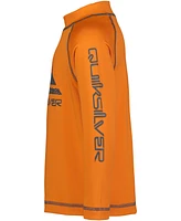 Quiksilver Little and Toddler Boys Long Sleeve Rashguard Pattern Boardshorts, 2 Piece Set